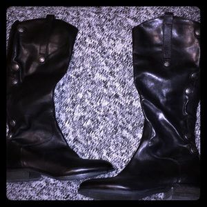 Black boots